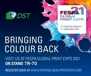 DST exhibits at the FESPA 2021 fair! We look forward to meeting you. 